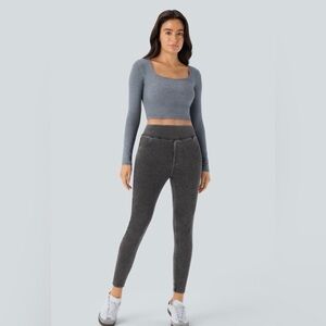 Halara Halara Flex™ High Waisted Pocket Denim Casual Leggings Full Length